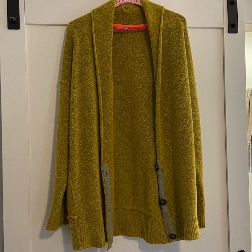 Free People oversized wool cardigan